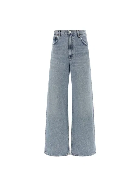 Jeansy Agolde niebieskie