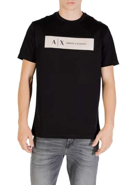 Armani Exchange Tricou negru