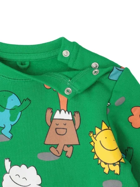 Sweter dziecięcy Stella Mccartney zielony