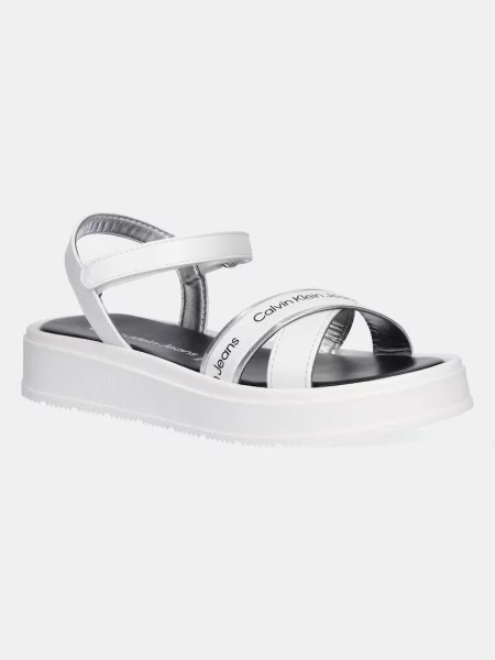 Otroški sandali Calvin Klein Jeans bela