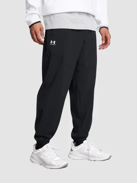 Джогери Under Armour Rival Wide Leg Pant Black бавовна/поліестер чорний