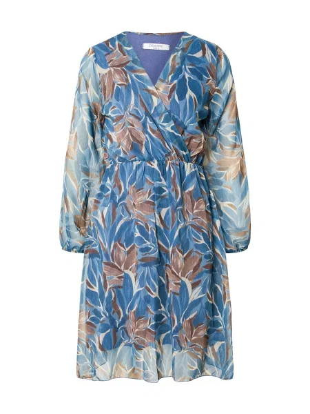 ZABAIONE Rochie / albastru / maro bej