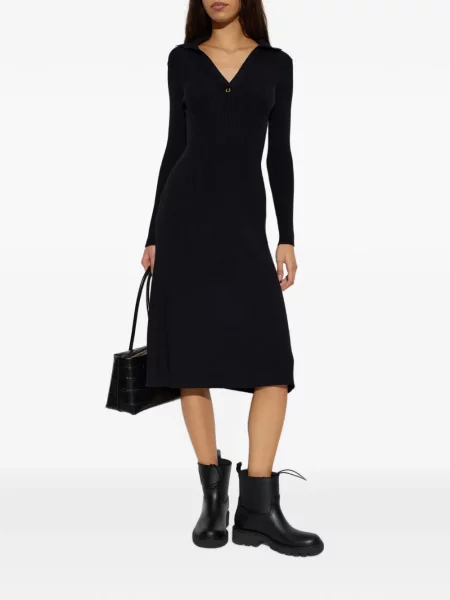 Lung rochie midi Moncler negru