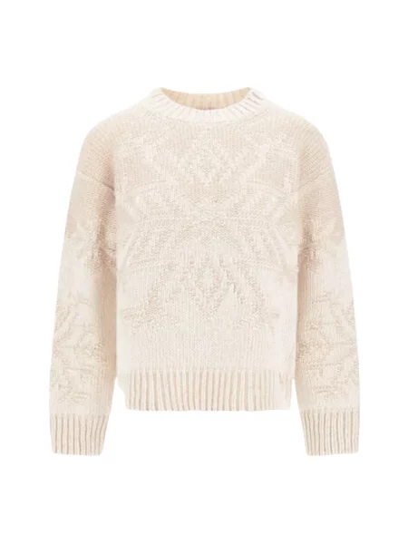 Sweter Herno wełniany beżowy