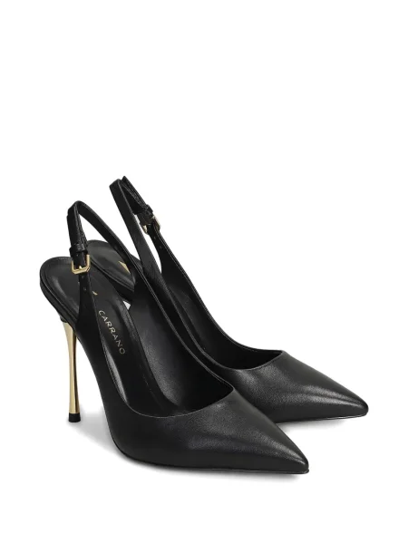 Pantofi cu toc Carrano slingback negru