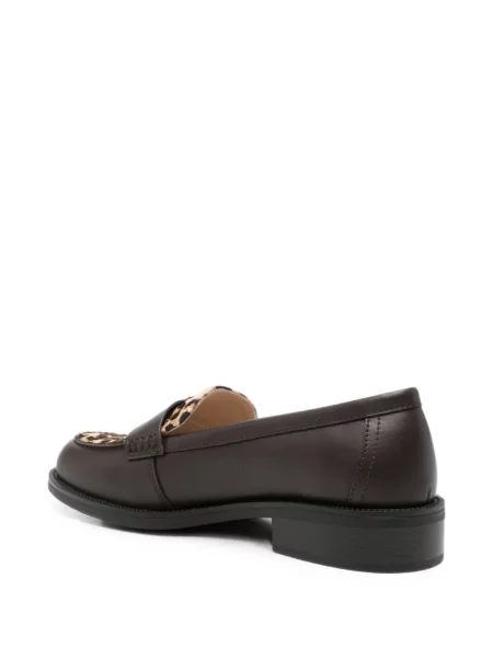 Pantofi loafer Liu Jo cu imagine cu model leopard maro