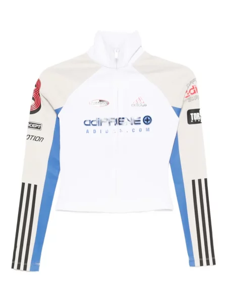 Jeansy Adidas z nadrukiem czarne