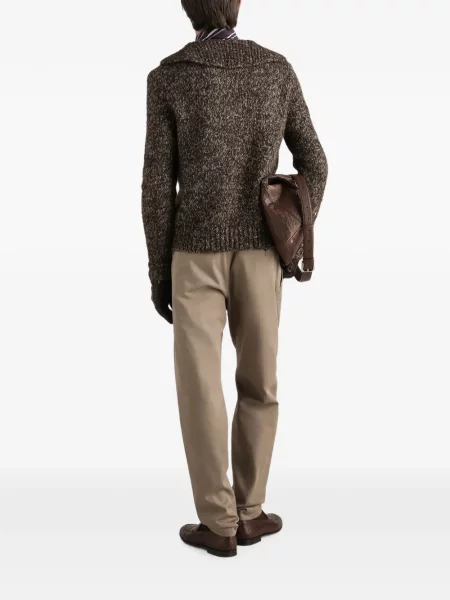 Pantaloni Dolce & Gabbana din țesătură twill