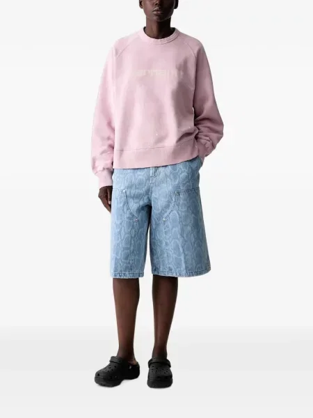 Pulover Carhartt Wip cu imagine roz