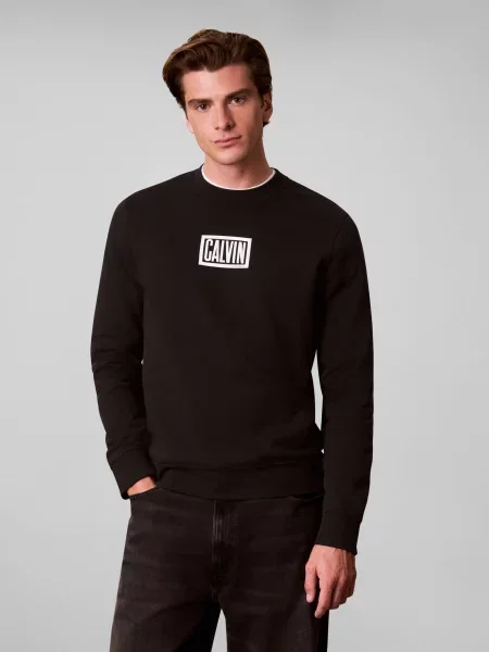 Calvin Klein Jeans Hanorac | Relaxed fit negru