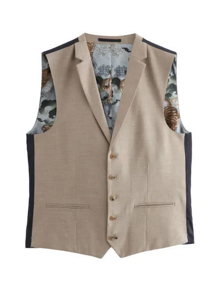 Next Brezrokavnik bež črna