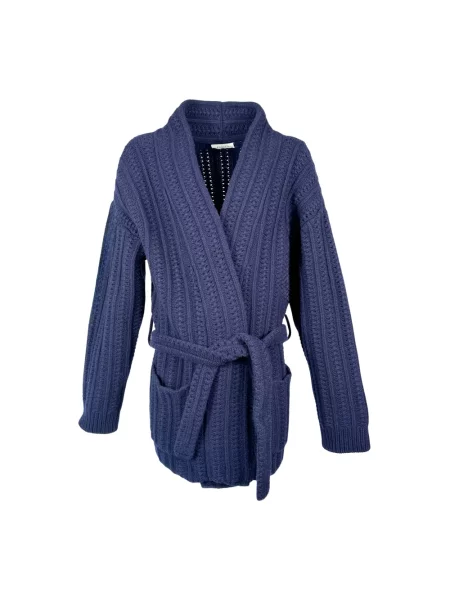 Kardigan Laneus wełniany niebieski