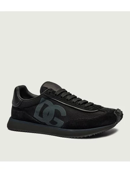 Dolce & Gabbana Sneakers DG CUSHION | piele întoarsă negru