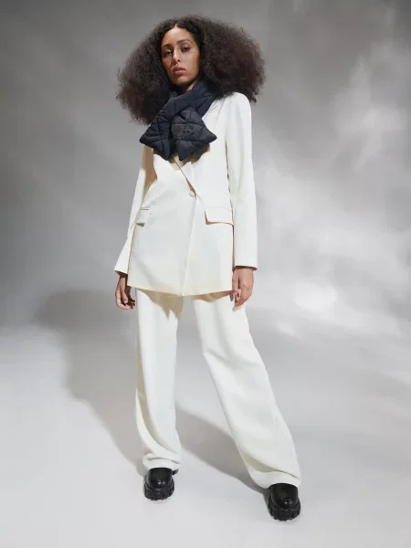 Штани high waist loose нюдовий