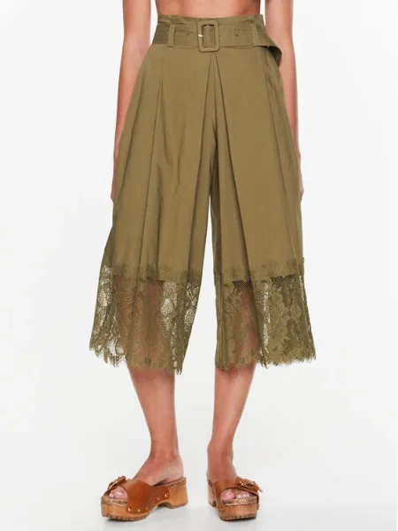 Pantaloni scurți Twinset verde