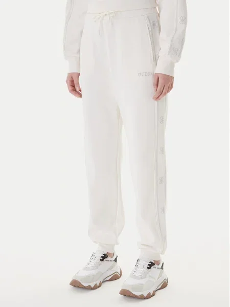 Guess Spodnji del trenirke bela