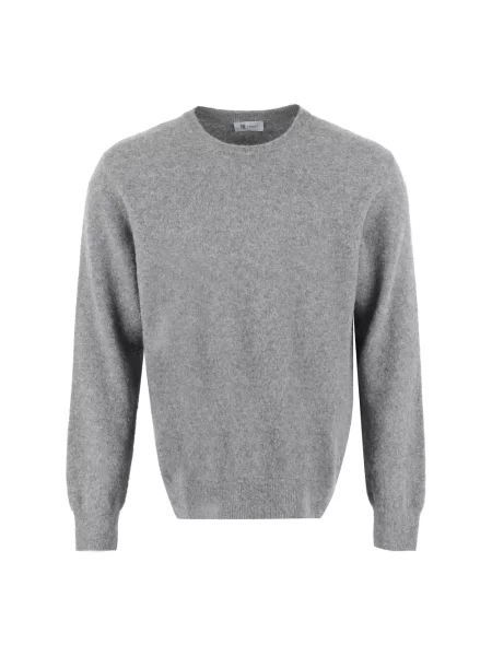 Sweter The (alphabet) żakardowy szary