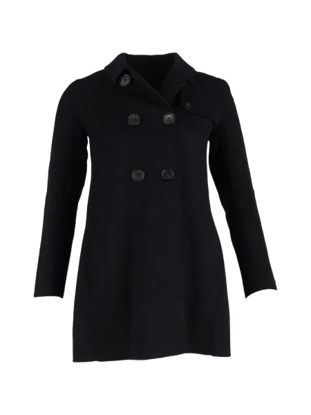 Palton Max Mara de lână negru
