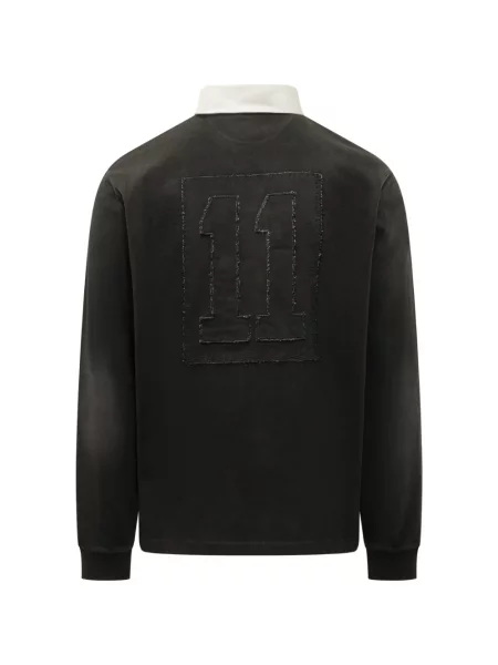 Gulerat polo Woc lung negru
