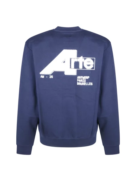 Bluza Arte Antwerp z nadrukiem niebieska