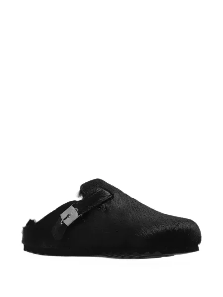 Papuci tip mules Scholl negru