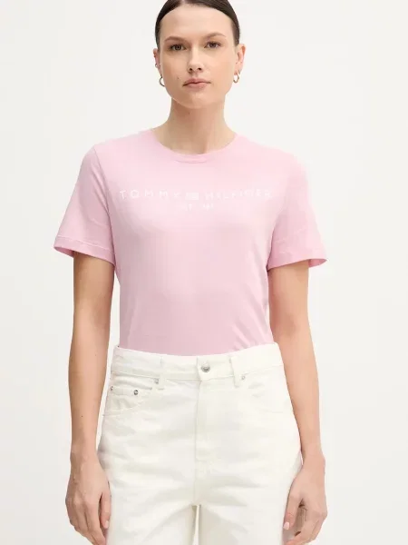 Tričko Tommy Hilfiger růžová