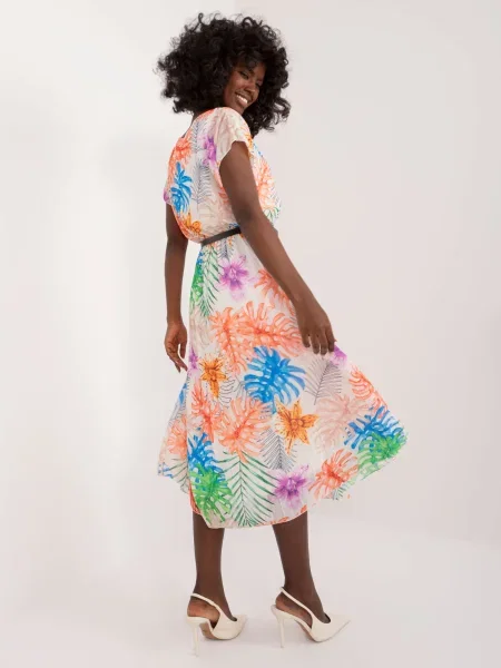 Rochie Fashionhunters cu imagine de costum bej