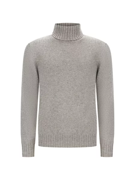 Pulover Piacenza Cashmere din cașmir gri