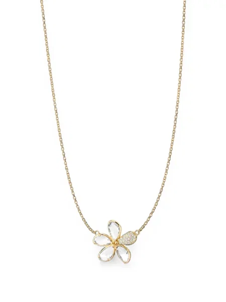 Colier Monica Rich Kosann cu perle cu model floral