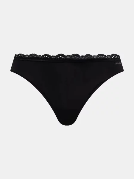 Calvin Klein Underwear tangá dámske čierna