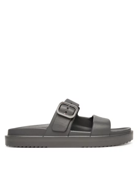 Klapki Tommy Hilfiger szare
