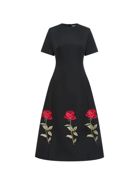 Sukienka midi Leo Lin do kolan garniturowa czarna