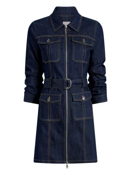 Rochie din denim Cinq A Sept albastru