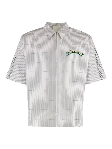 Cămașă Givenchy cu dungi cu imagine gri