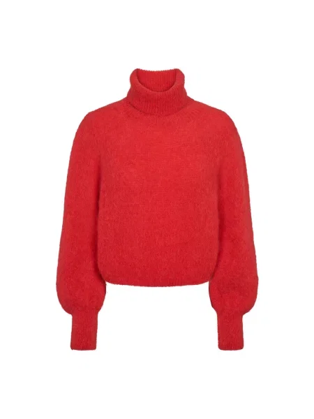 Sweter American Dreams wełniany czerwony