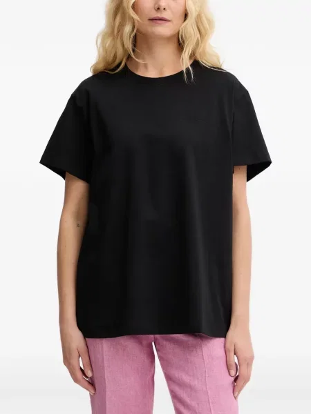 Tricou Twinset cu broderie negru