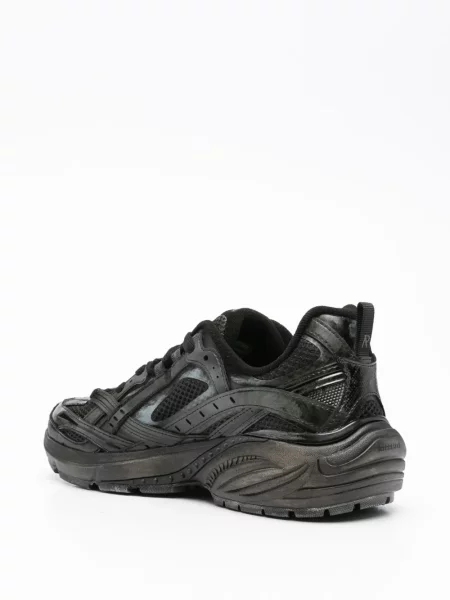 Sneakerși Represent cu șireturi din dantelă chunky negru