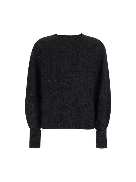 Dzianinowy sweter Twinset czarny