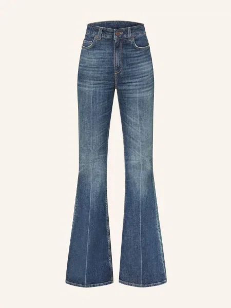 Dorothee Schumacher Dżinsy Z Rozszerzanymi Nogawkami Blue Jeans Baby blau niebieskie