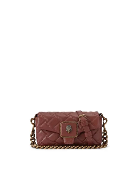 Kurt Geiger London torebka crossbody skórzana PIMLICO brązowa