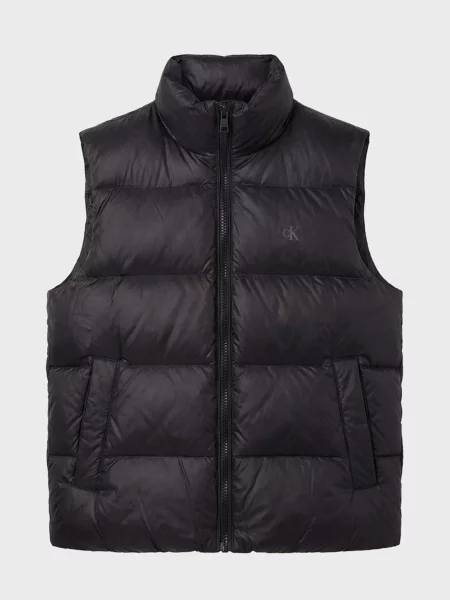 Джинсовий жилет Calvin Klein Jeans чорний