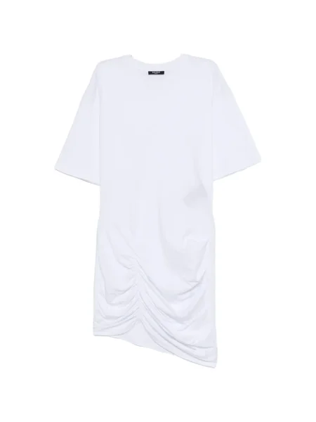 Mała mały sukienka mini Balmain garniturowa biała