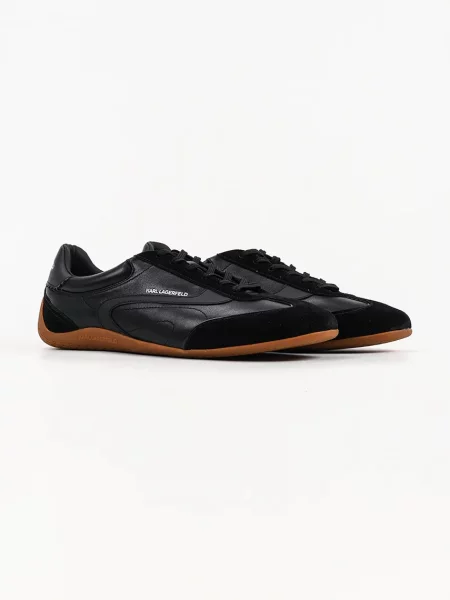 Karl Lagerfeld Devon Sneaker superge usnjene črna