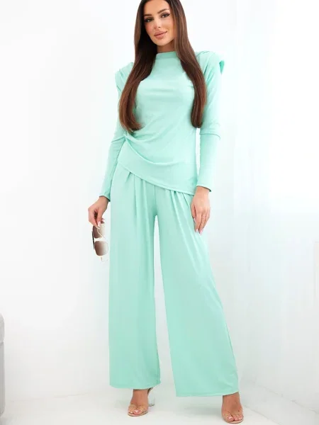 Pantaloni Kesi Włoski turcoaz