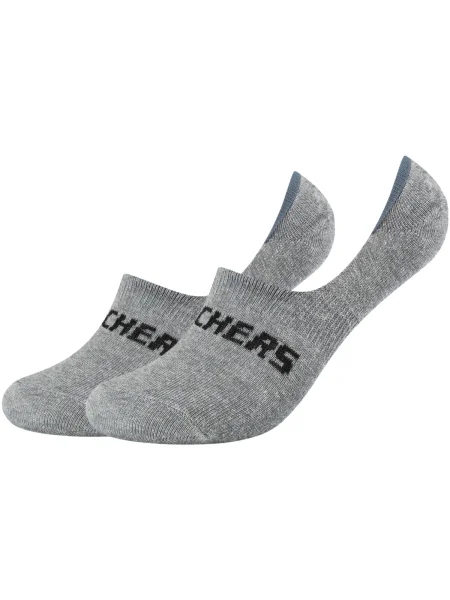 Hálós zokni Skechers szürke
