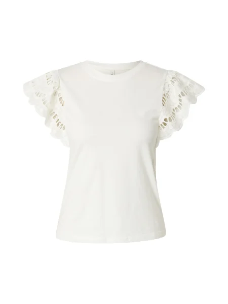 ONLY Tricou ONLMACY' alb