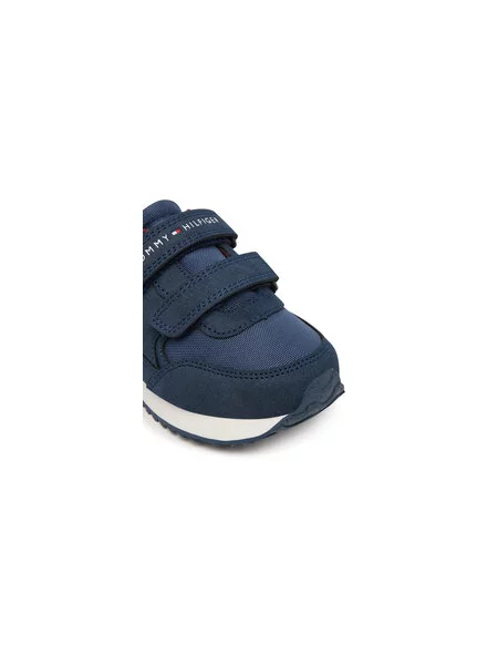 Sneakersy Tommy Hilfiger Low Cut Velcro Sneaker M Tmavomodrá