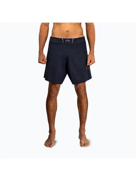 Pantaloni scurți de antrenament pentru bărbați Venum G-Core Fight navy blue/white alb