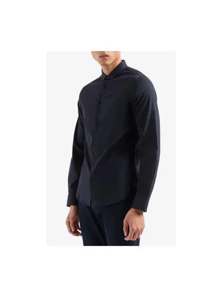 Cămașă Armani Exchange business albastru