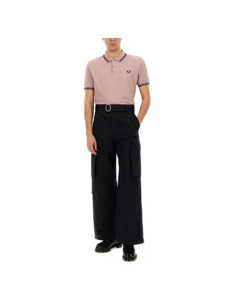 Koszulka polo Comme Des Garcons różowa